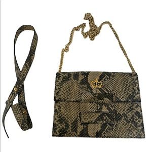 Italian bag.  snake print. New. Never used. Purchased in Milan
